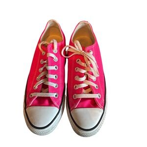 Converse Chuck Taylor All Star Low Top Sneakers Hot Pink Women's Size 8